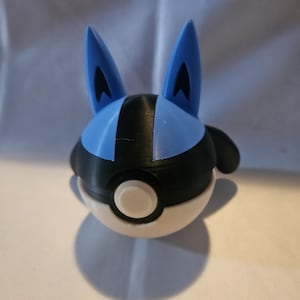 Functional Lucario Inspired Pokeball