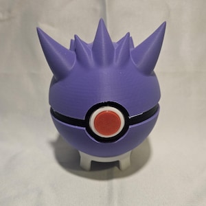 Functional Gengar Inspired Pokeball