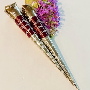 2 pack Organic  henna cones