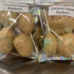 Freeze Dried Caramel Apple Suckers
