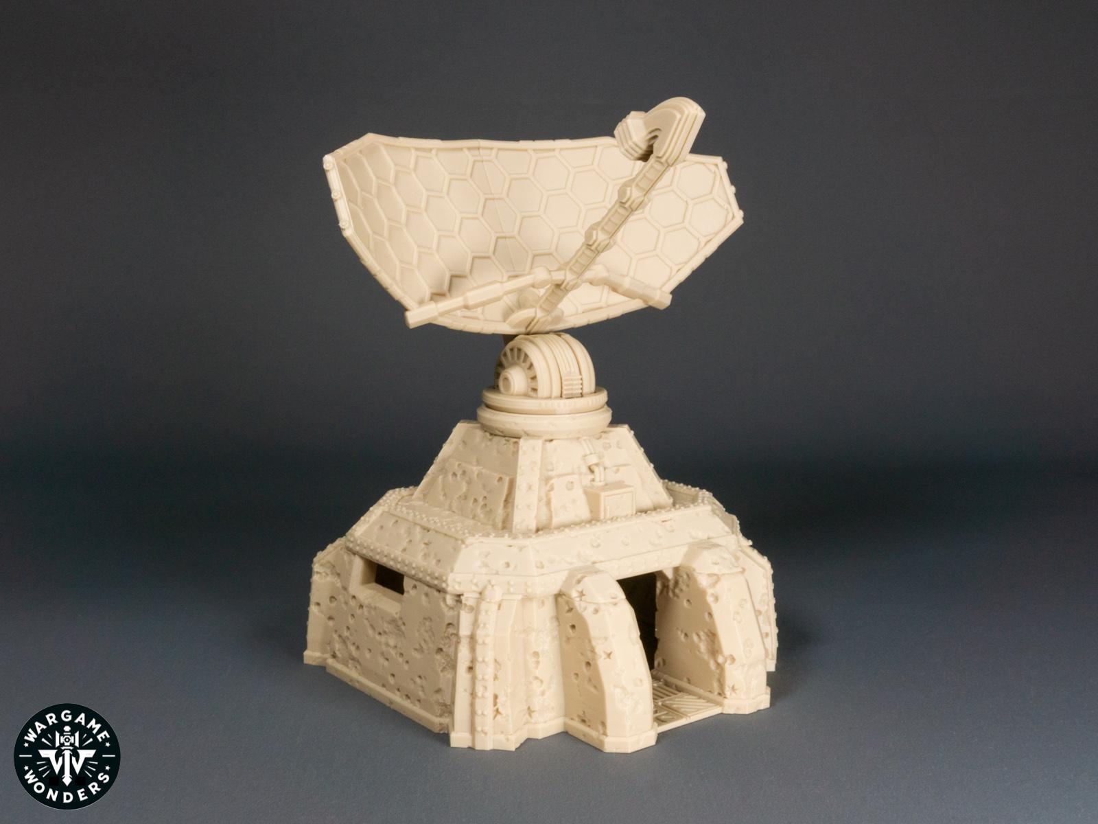 Radar Station with Bunker – Grimdark Battlefield Terrain