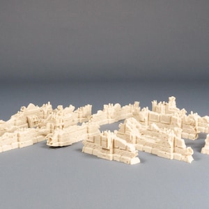 Gothic Ruins Barricades Set for Epic Battles