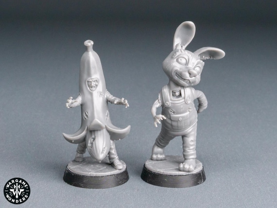 Furry und Zombanano Zombie-Con Miniatur Doppelpack (Normal & Zombie)