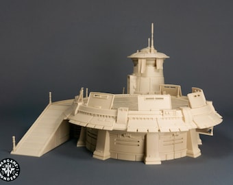 Outer Rim Landing Station - Ideal Sci-Fi Terrain for Tabletop Games like Star Wars Legion