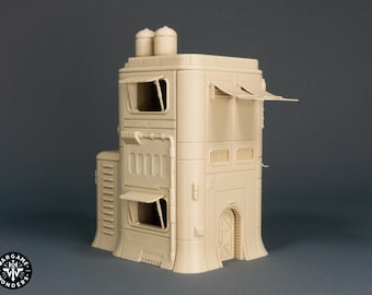 Outer Rim Heta House - Ideal Sci-Fi Terrain for Tabletop Games like Star Wars Legion