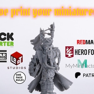 Highquality 3d Printed Miniatures from your STL-Files – Hero Forge, Loot Studios, One Page Rules & More