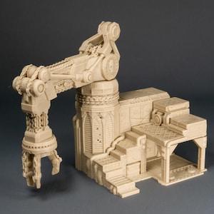 Ironlift Mech Crane Battlefield Mars for Sci-Fi Tabletop Terrain