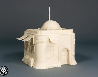 Outer Rim Epsylon House - Ideal Sci-Fi Terrain for Tabletop Games like Star Wars Legion