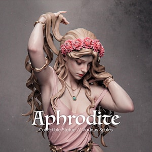 Aphrodite Fan Art Figure Resin 3D Print – Multiple Scales & Paint Options