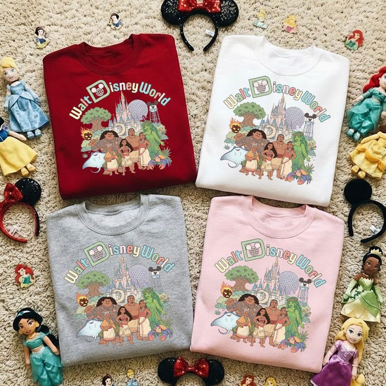 Moana Disney Shirt, Moana Family Walt Disney World T-Shirt, Disney Trip Vacation Family Gift, Disney Trip 2026, Disney Moana Fan Gift bild 12