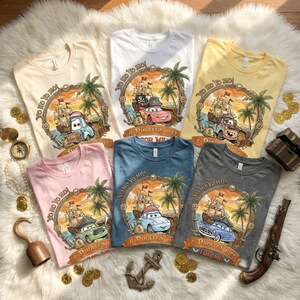 Cars Disney Pirate Shirt, Yo Ho Yo Ho A Pirate’s Life for Me T-Shirt, Lightning McQueen Tee, Disneyland Trip, Kids Birthday Gift immagine 5