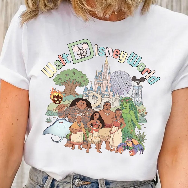 Moana Disney Shirt, Moana Family Walt Disney World T-Shirt, Disney Trip Vacation Family Gift, Disney Trip 2026, Disney Moana Fan Gift bild 5