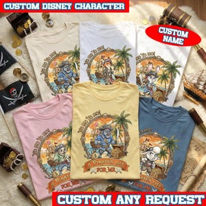 Zootopia Pirate Shirt, Yo Ho Yo Ho A Pirate’s Life for Me Disney T-Shirt, Judy Hopps Nick Wilde Tee, Disneyland Trip, Kids Birthday Gift immagine 1