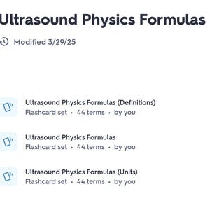 Purchase of this digital download will get links and passwords for three formula Quizlets.