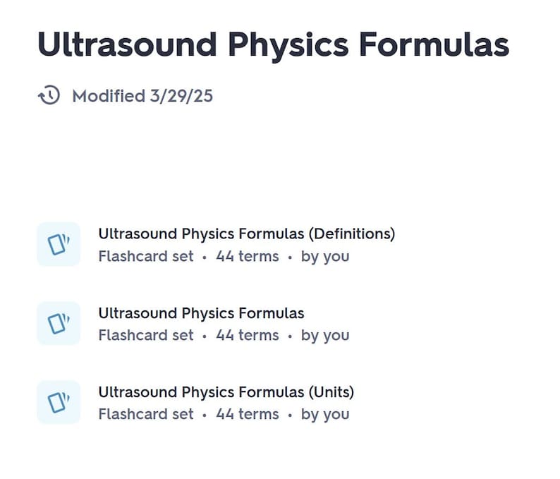Purchase of this digital download will get links and passwords for three formula Quizlets.