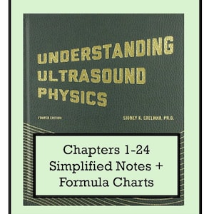 Ultraschall-Physik Vereinfachte Notizen und Formeltabellen
