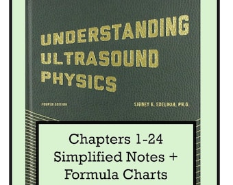 Ultrasound Physics Simplified Notes and Formula Charts