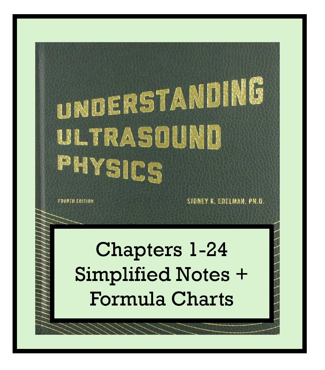 Ultrasound Physics Simplified Notes and Formula Charts - Etsy