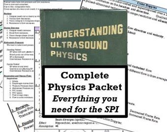 Ultrasound Physics Study Packet (Gold Package)