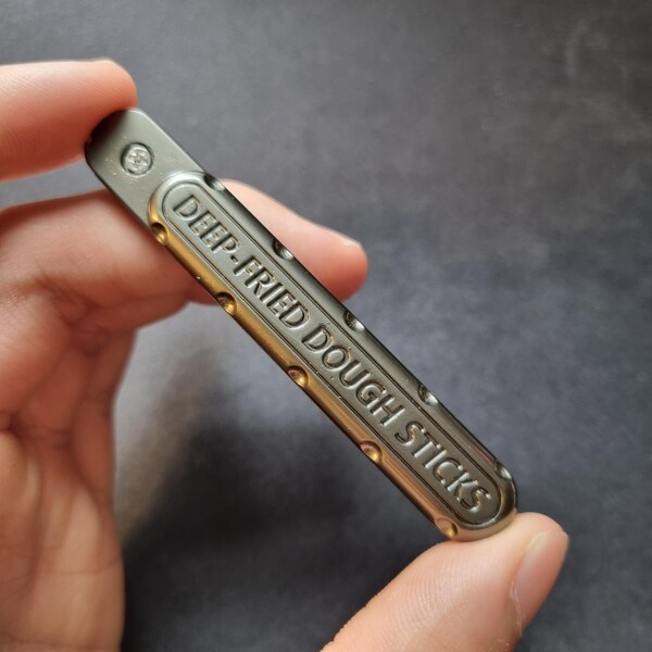 Deslizador antiestrés / Deslizador háptico EDC / Juguete antiestrés de metal para TDAH