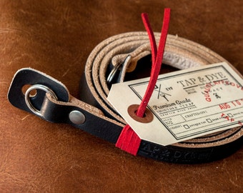 Handmade Leather Camera Strap. Olympus EP5, Fuji x-pro 1, Fuji X100s, Nikon, Sony NEX, Leica M: Black & Natural