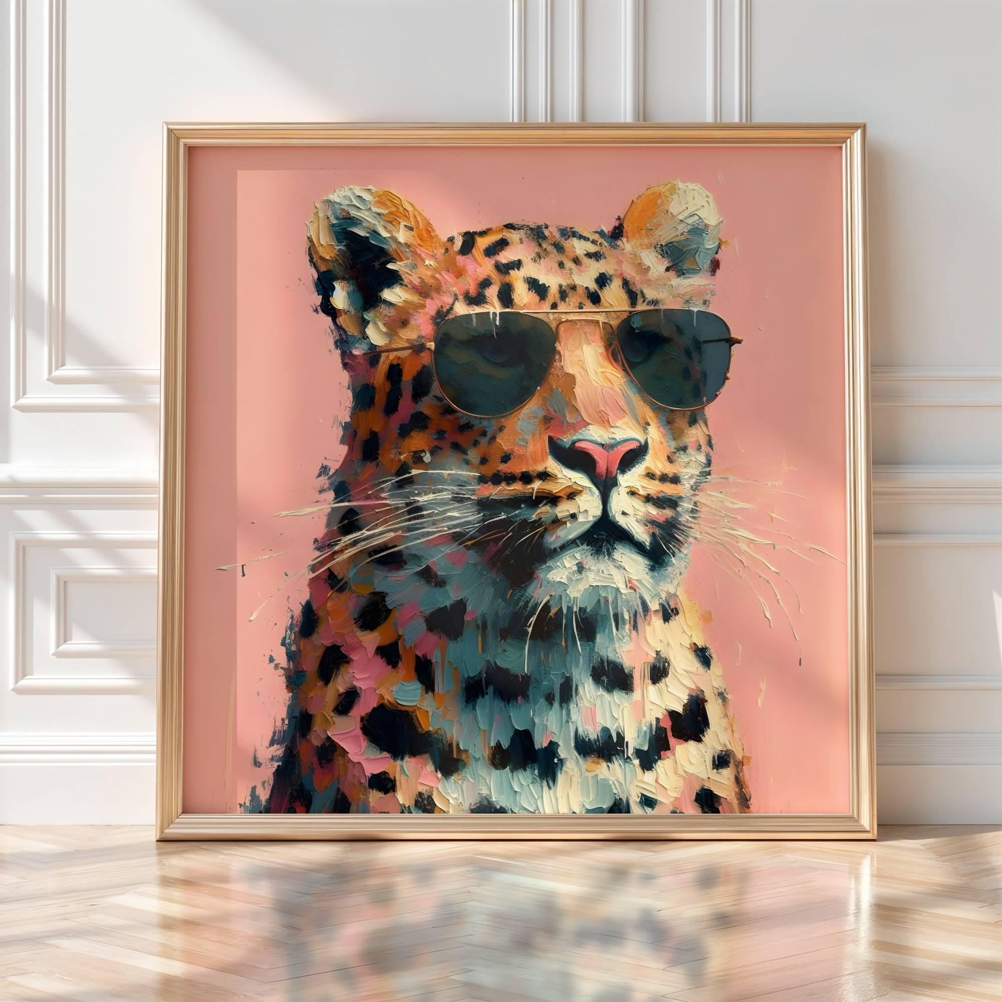 Leopard Print: Eclectic Animal Wall Art (digital Download) - Etsy