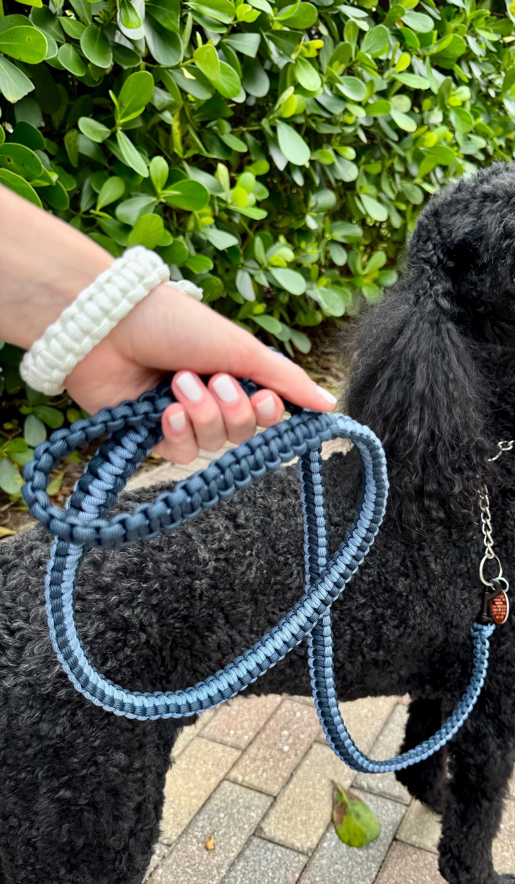 Diy Paracord Collar Diy Braided Dog Collar DIY Kit ''Blueberry