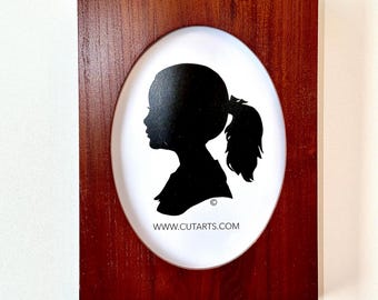 Cut Arts 5x7 Custom Wood Frame available in many colors