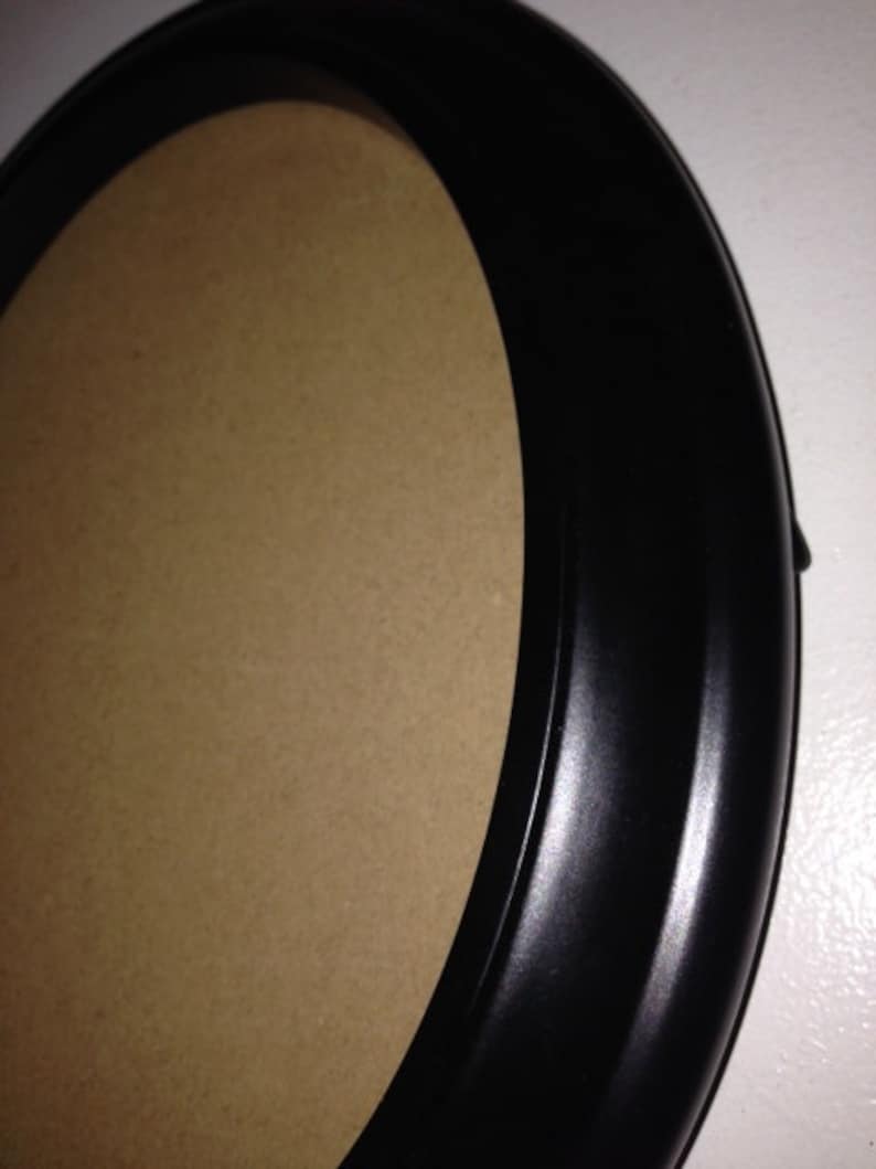 Custom Black Oval Silhouette Frame Free Shipping Etsy