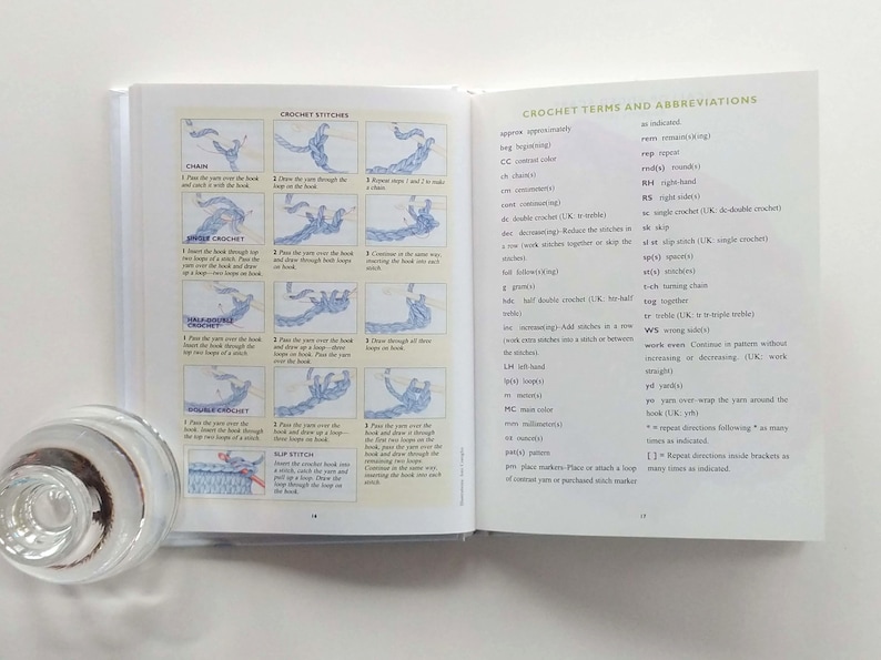 Intermediate Advanced 88 Pg Excellent Used Condition 25 Crochet Scarf Patterns Crocheted Scarves On The Go Pattern Book by Vogue Knitting