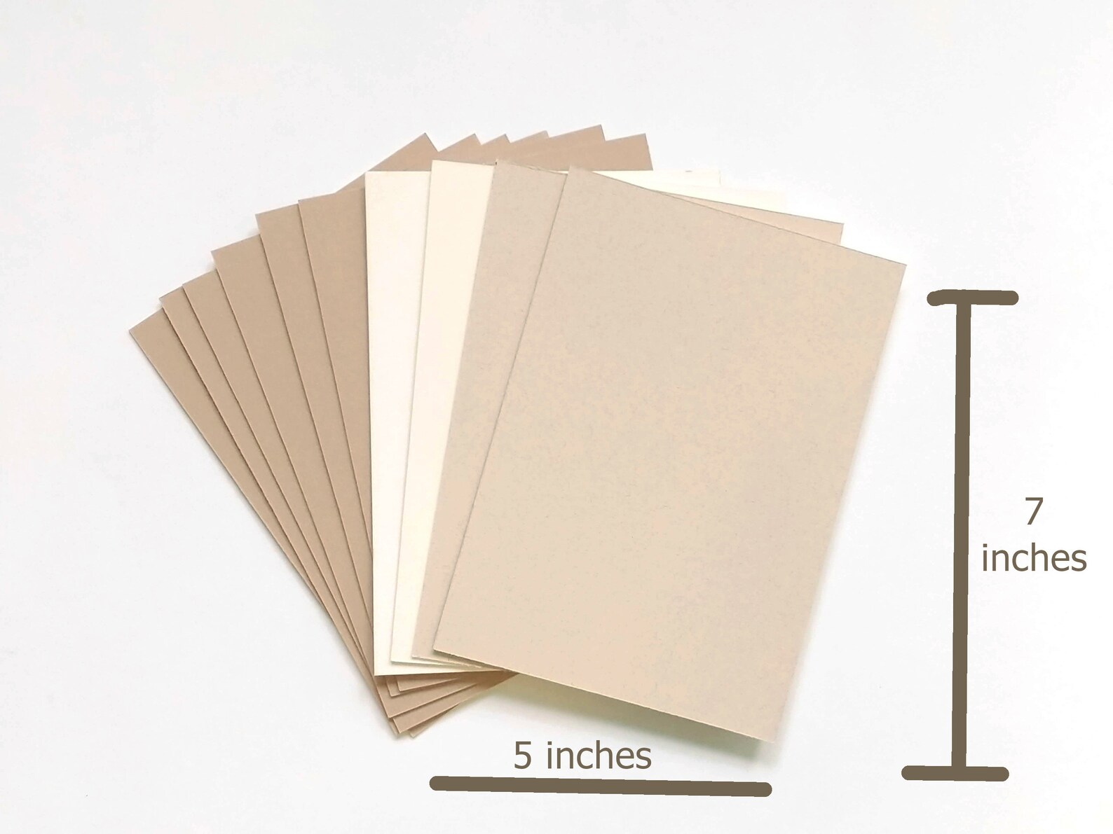 5x7 Inch Mat Board Blanks For Art Projects 10 Pieces Matboard Etsy