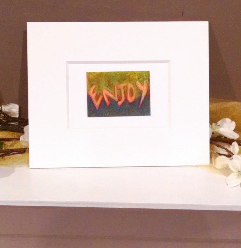 Word Of The Year Artist Trading Card Enjoy Aceo Inspirational Art 2 5 X 3 5 Inches Matted To 8x10 In Original Mixed Media Art On Paper Artist Trading Cards Art Collectibles Vadel Com Word Of The Year Artist Trading Card Enjoy Aceo Inspirational Art 2 5 X 3 5 Inches Matted To 8x10 In Original Mixed Media Art On Paper Artist Trading Cards Art Collectibles Vadel Com