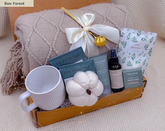 Healing Vibes Gift Box, Cancer Care package, Thinking of you , Surgery recovery gift, Spa gift box, Get well soon gifts, Gift basket women