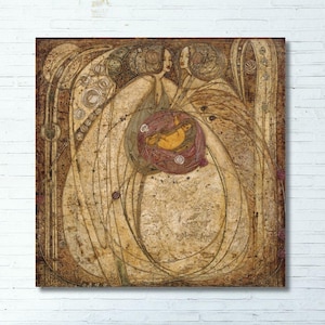 Margaret Macdonald Mackintosh Canvas Wall Art Margaret Macdonald Prints, Mackintosh Poster Mackintosh Gift Arts Ready To Hang art 1