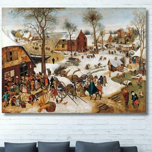 Pieter Bruegel, The Massacre of the Innocents Print by Pieter Bruegel the Elder,Pieter Bruegel the Elder Print on Canvas,Home decor 2