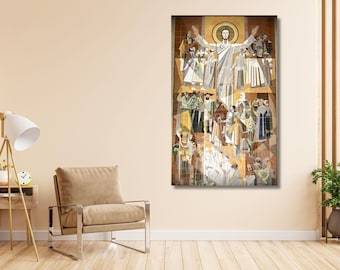 Touchdown Jesus Poster ,Notre Dame wall art