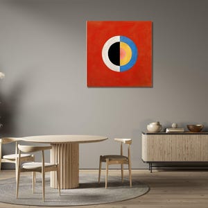 Hilma af Klint  Svanen (The Swan) No. 17  Canvas wall art