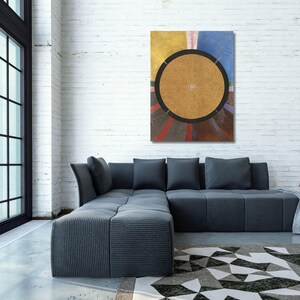 Hilma Af Klint  Altarpiece No.3 Group X Abstract wall art Canvas