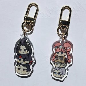 The Great Ace Attorney / TGAA Mini Phone Keychains