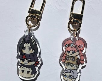 The Great Ace Attorney / TGAA Mini Phone Keychains