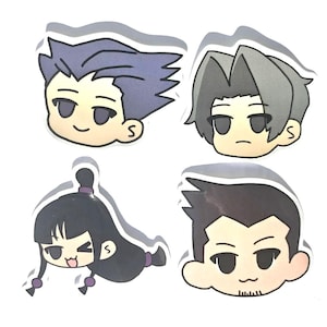Ace Attorney Vinyl Stickers