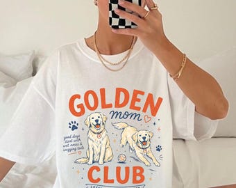 Golden Retriever Mom Club T-Shirt | Dog Lover Gift