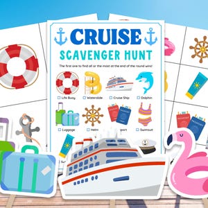 Cruise Schnitzeljagd-Kreuzfahrt-Spiele-Kreuzfahrt-Aktivitäten für Kinder Kreuzfahrt-Schiff-Spiel Kreuzfahrt-Innen-Schatzsuche-Kreuzfahrt Familienspiele Printables