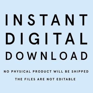 Pode incluir: Um fundo azul claro com as palavras "DOWNLOAD DIGITAL INSTANT&Acirc;NEO" em negrito e em preto. Abaixo, um texto menor diz "NENHUM PRODUTO F&Iacute;SICO SER&Aacute; ENVIADO" e "OS ARQUIVOS N&Atilde;O S&Atilde;O EDIT&Aacute;VEIS".