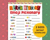 Black History Emoji Pictionary Black History Month Games for Kids Black History Activities Black History Family Games Black History Trivia