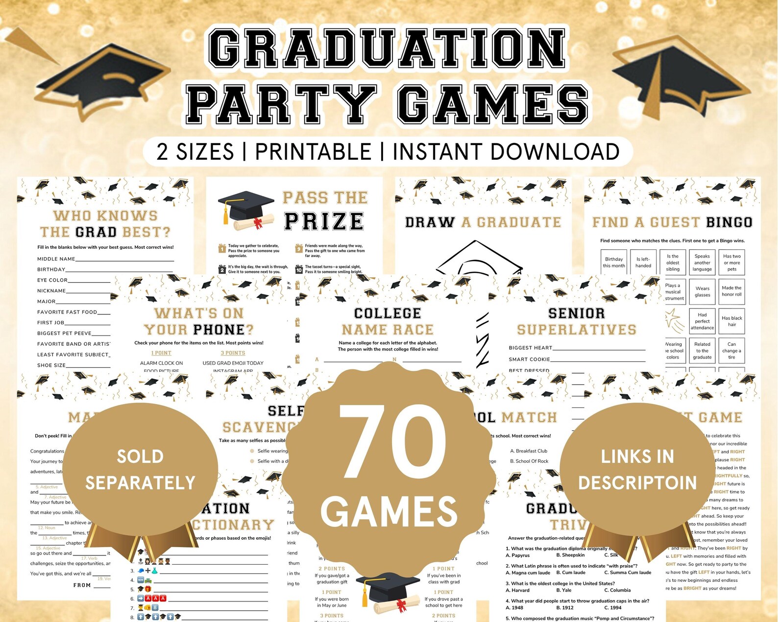 Graduation Who is Most Like the Grad | Class of 2026 Game | Graduation ...
