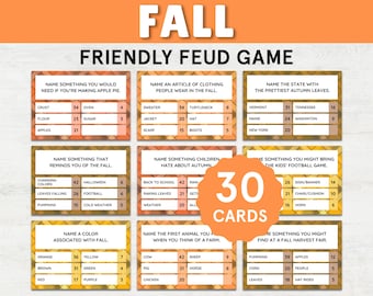 Fall Emoji Pictionary Fall Games for Kids Adults Fall Party Games Fall ...