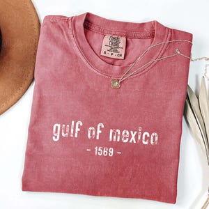 Comfort Colors® Shirt Golf van Mexico - Shirt Gulf Coast Texas Alabama Mississippi Florida Beach - Amerikaanse Golf van Mexico