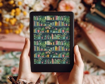 Kindle Lock Screen Kindle Colorsoft Lockscreen Paperwhite Kindle Girlie Wallpaper Kindle Personalized Screensaver In My Kindle Era Bookshelf