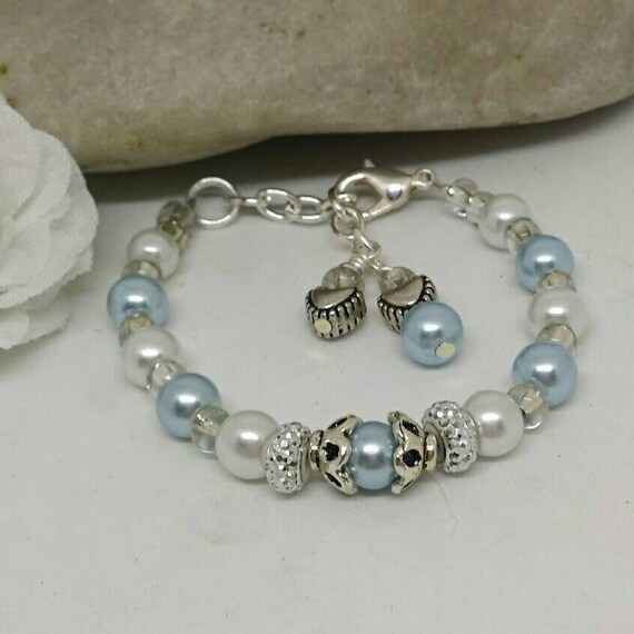 flower girl bracelet etsy